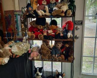 Mr. Peanut, Raggedy Anna and Andy, other plush and dolls, Boston Terrier items