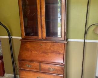 Beautiful mahogany secretary, two pieces