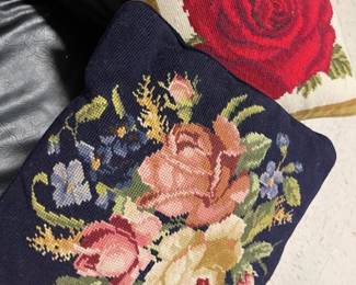 Needlepoint pillows