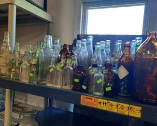 Vintage bottles in the "dollar store"