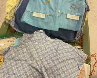 Vintage baby clothes- these will be in the "Dollar Store" area