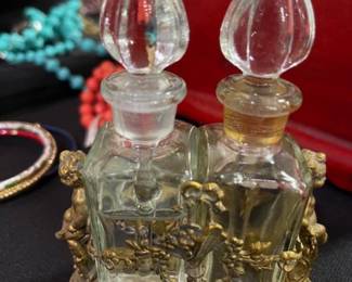 Beautiful set of perfume bottles
