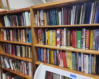 Lots of cookbooks!  Visit the dollar store in the back room