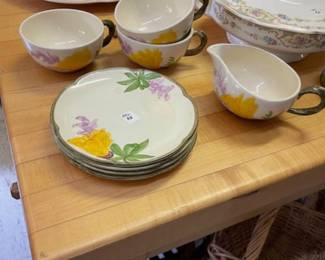 Franciscan cups and plates