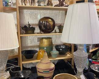 Studio pottery, animal figures, native American