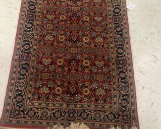 Antique wool Oriental rug