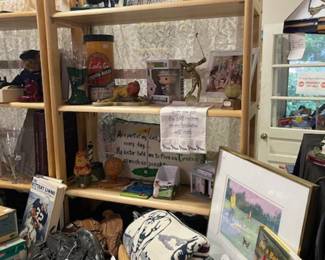 Collection of golf items