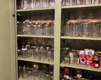 Can g jars. Food not for sale