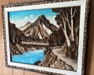 Bark wood art