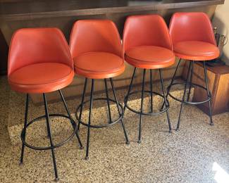 Gorgeous condition MCM bar stools