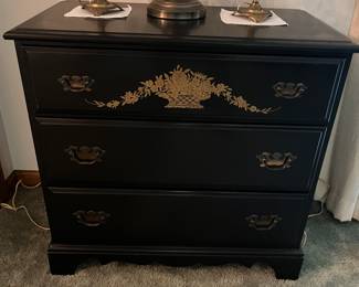 Three-drawer chest by Hungerford Furniture (Memphis, TN).
