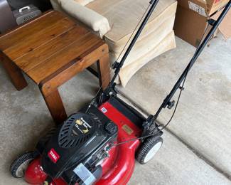 Toyota Recycler self-propelled lawn mower.