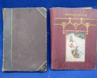 Lot 235. Old Shakespeare book and an old album of Swedish postcards from the early 1900s
