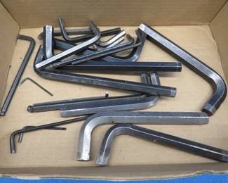 Lot 120. Hex keys up to 9/16"