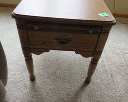 Lot 166. End table 22"W x 23"H x 26"D