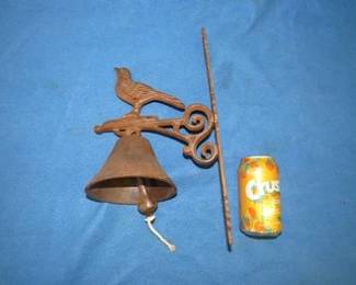 Lot 41. Wall mount cast iron bell