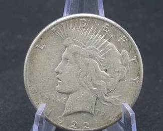 Lot 66. 1922 S Peace Silver Dollar