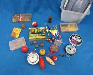 Lot 157. Fishing tackle for collecting and using