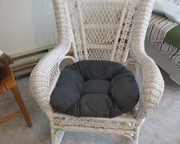 Lot 197. Wicker rocker