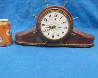 Lot 331. Telechron "Ship's Bell" mantle clock. For parts or repair.