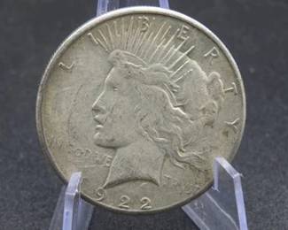 Lot 286. 1922 S Peace Silver Dollar