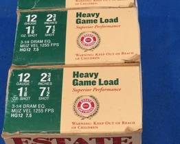 Lot 255. 25 Federal 3 1/2" steel T-shot shotgun shells
