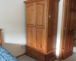 Lot 115. Armoire 41"W x 75"H x 23"D