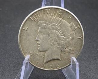 Lot 212. 1926 S Peace Silver Dollar