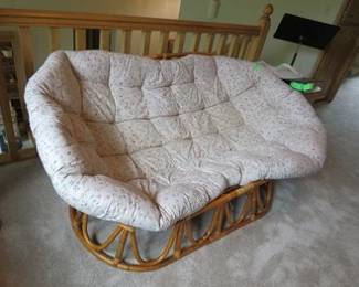 Lot 193. Papazian chair 64"L x 42" W, 2-pieces