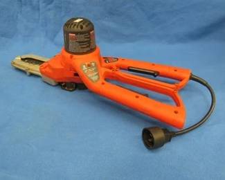 Lot 264. Black and Decker two-handled electric lopper. Works good.