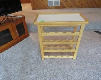 Lot 190. Wine rack 25" H