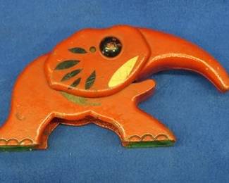 Lot 267. Vintage cast iron elephant nutcracker