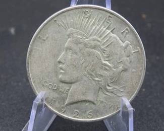 Lot 323. 1926 D Peace Silver Dollar