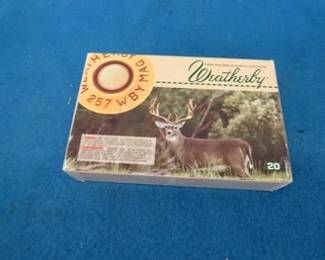 Lot 52. Sixteen .257 Weatherby Magnum rounds