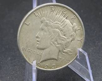 Lot 147. 1923 D Peace Silver Dollar