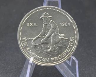 Lot 141. One 1984 Engelhard .999 pure troy ounce of silver bullion