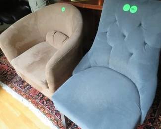 Lot 93. Two upholstered chairs in VGC condition