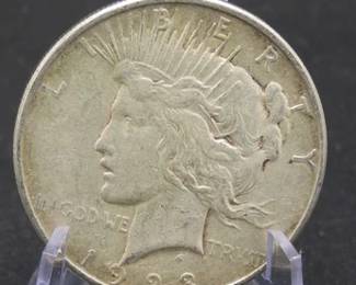 Lot 243. 1923 D Peace Silver Dollar