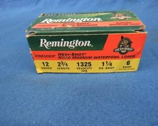 Lot 53. Ten rounds of Remington 12-gauge 2 3/4" #6 Hevi-Shot