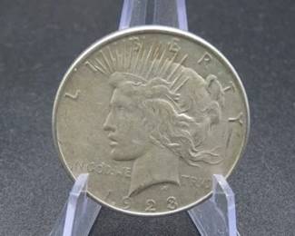 Lot 39. 1923 D Peace Silver Dollar