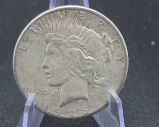 Lot 108. 1926 S Peace Silver Dollar