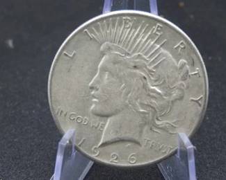 Lot 320. 1926 S Peace Silver Dollar