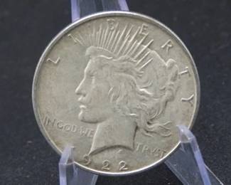 Lot 69. 1922 D Peace Silver Dollar