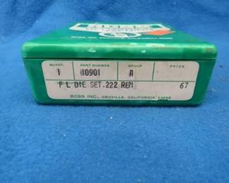 Lot 311. RCBS .222 Rem. reloading die set