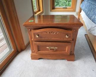 Lot 114. Side table 26"W x 23"H x 14"