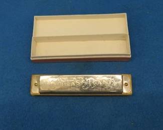 Lot 85. Sousa's Band 12-hole harmonica #1012. Sounds great. Excellent condition.