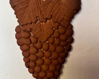 Vintage cookie molds. This one is "Grapes".