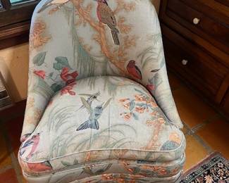 Slipper chair.