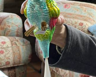 Parrot ornament.
