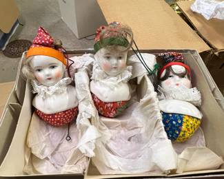 Porcelain doll ornaments